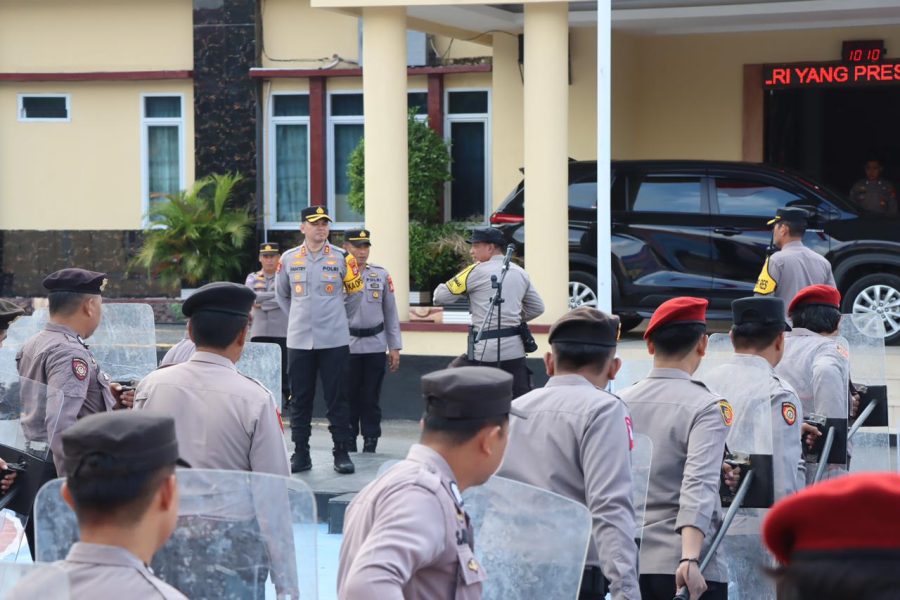 Polres Sidrap Gelar Latihan Dalmas untuk Siapkan Personel Hadapi Pilkada