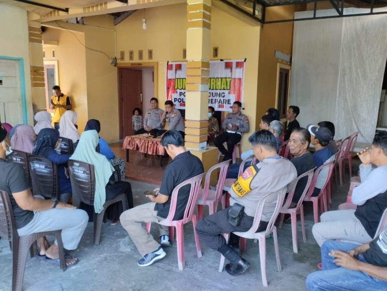 Jumat Curhat Diikuti Warga dan Mahasiswa KKN Unhas, Kapolsek Ujung Serap Permasalahan Ini !!!
