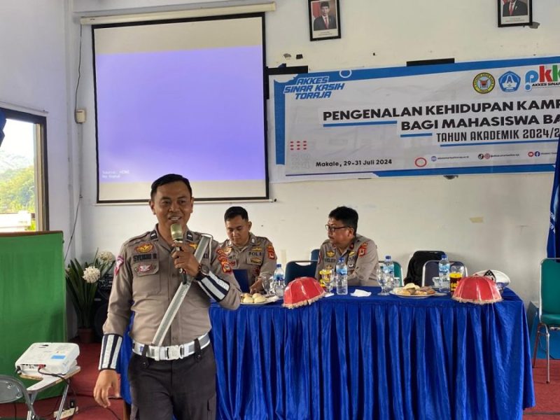 Police Goes To Campus, Polres Tator Beri Edukasi Tertib Lalu Lintas