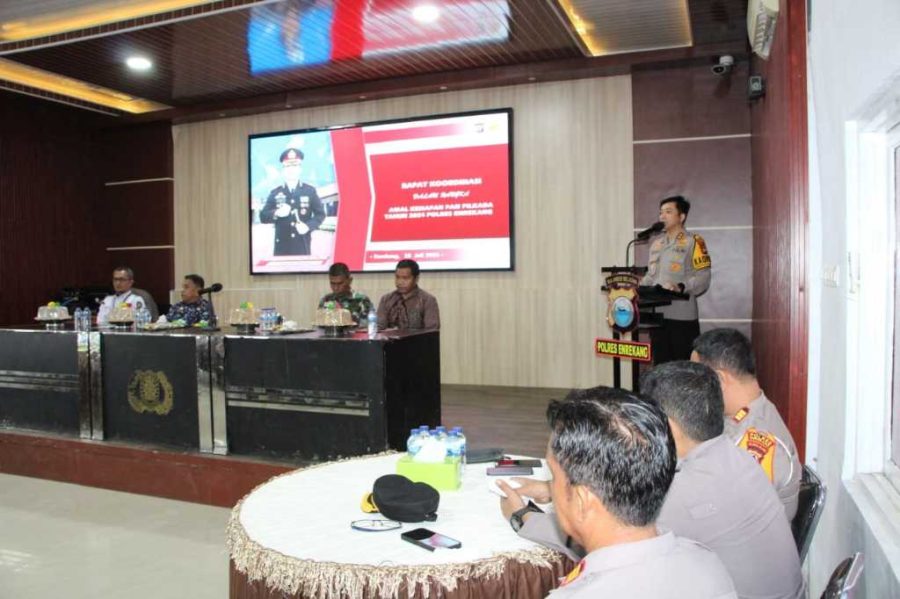 Polres Enrekang Gelar Rapat Koordinasi Lintas Sektoral Dalam Rangka Kesiapan PAM Pilkada 2024-2025 Di Kabupaten Enrekang