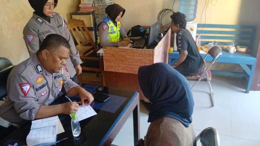 Tegakkan Aturan! Sat Lantas Sidrap Kandangkan Puluhan Kendaraan Melalui “Hunting System”