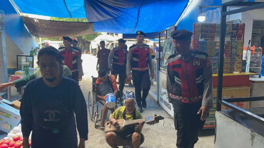 Patroli Presisi Polres Sidrap: Tingkatkan Keamanan di Pasar Pangkajene
