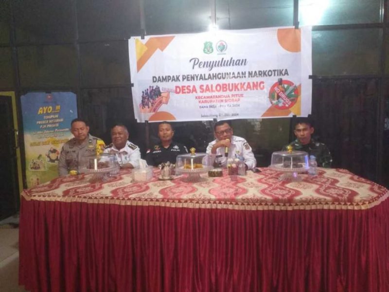 Sat Narkoba Polres Sidrap Edukasi Masyarakat tentang Bahaya Narkoba