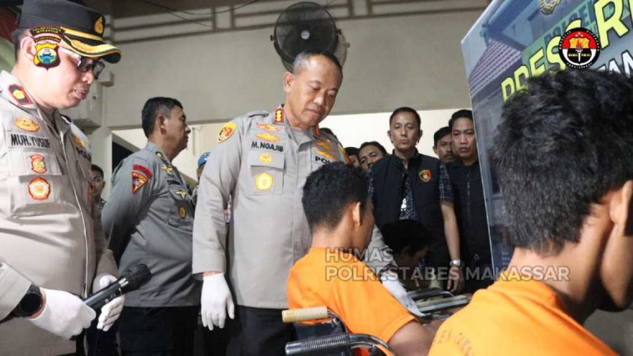 Polsek Tamalanrea Polrestabes Makassar Berhasil Meringkus 3 Pelaku Curanmor Beraksi 36 TKP