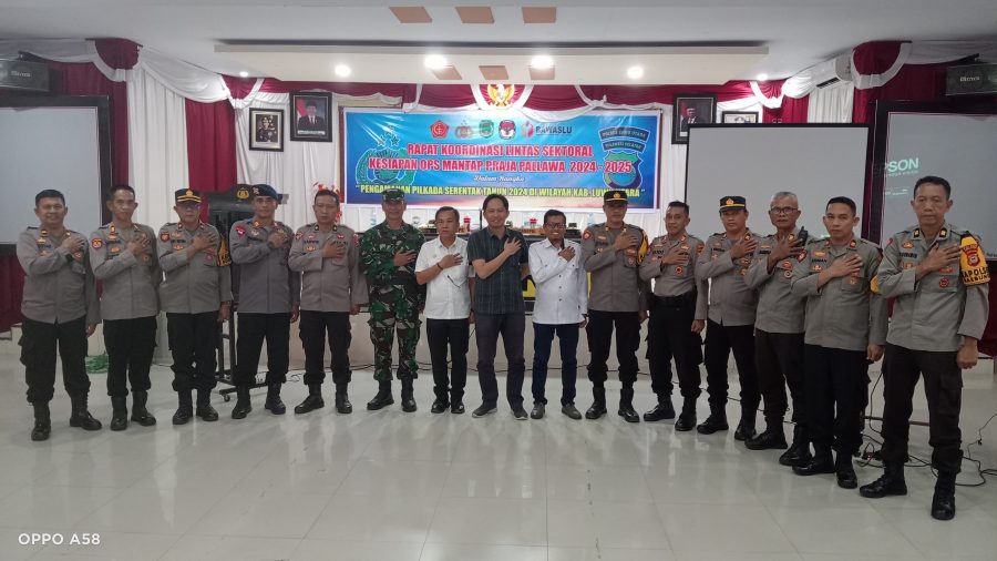 Antisipasi Pilkada Serentak 2024: Polres Luwu Utara dan Instansi Terkait Gelar Rapat Kesiapan Operasi Mantap Praja Pallawa 2024-2025