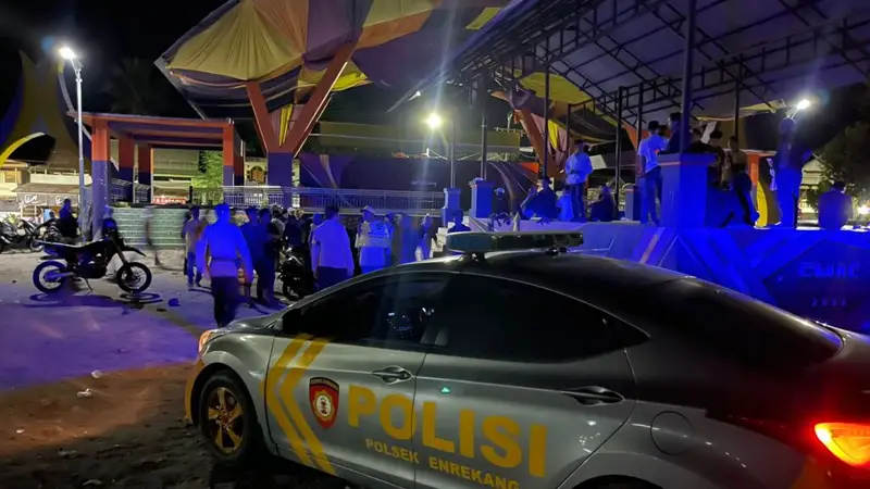 Malam Enrekang Aman, Polsek Enrekang Lakukan Patroli Kamtibmas dan Pantau Obyek Vital Enrekang