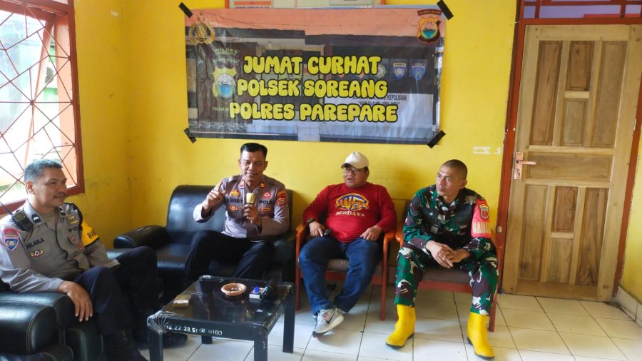 Warga Petta Unga Adukan Kerusakan Jembatan di Jumat Curhat, Begini Respon Polsek Soreang Polres Parepare