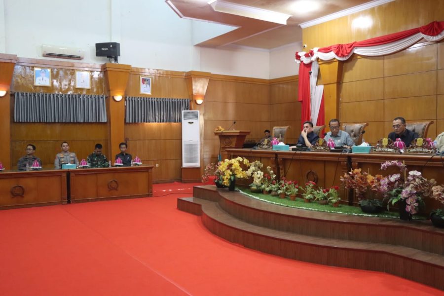 Kapolres Sidrap Hadiri Rapat Paripurna Pembahasan Ranperda RPJPD di DPRD