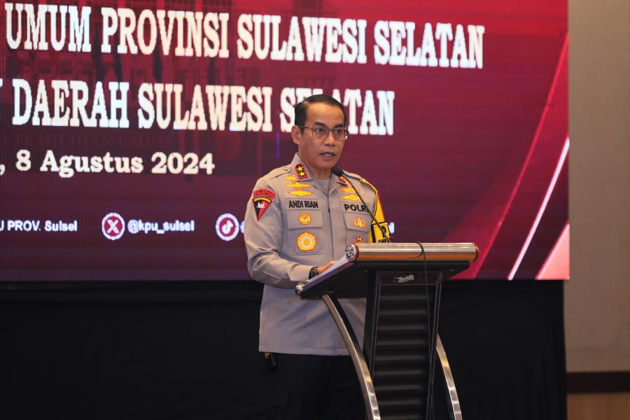 Penandatanganan Perjanjian Kerjasama Antara Komisi Pemilihan Umum Provinsi Sulsel Dengan Kepolisian Daerah Sulsel