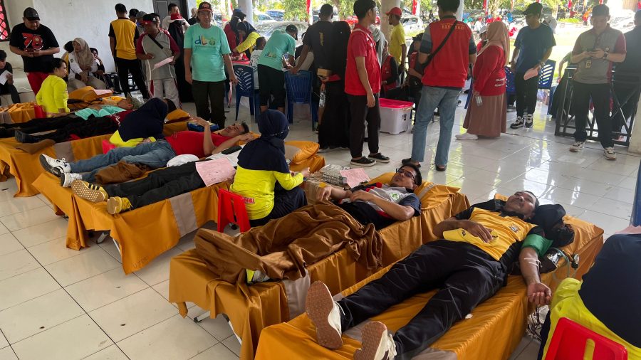 Semangat Kemerdekaan, Polres Sidrap Turut Sumbang Darah untuk Kemanusiaan