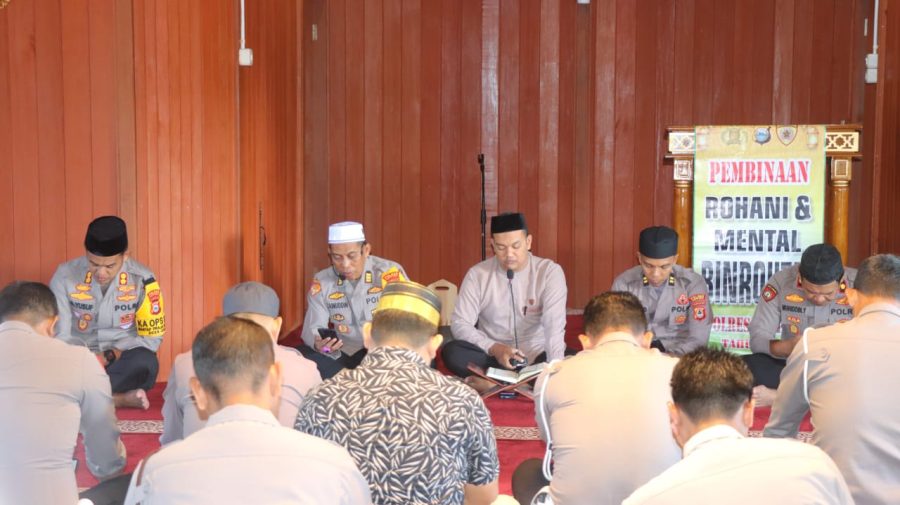 BINROHTAL POLRES SOPPENG SEBAGAI WADAH MEMBENTUK KARAKTER