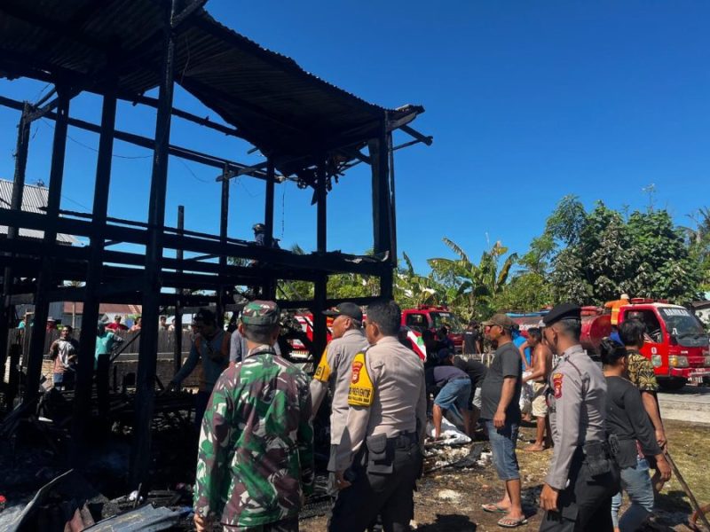 Kapolres Sidrap: Respons Cepat Personel di TKP Kebakaran Menuai Apresiasi Warga