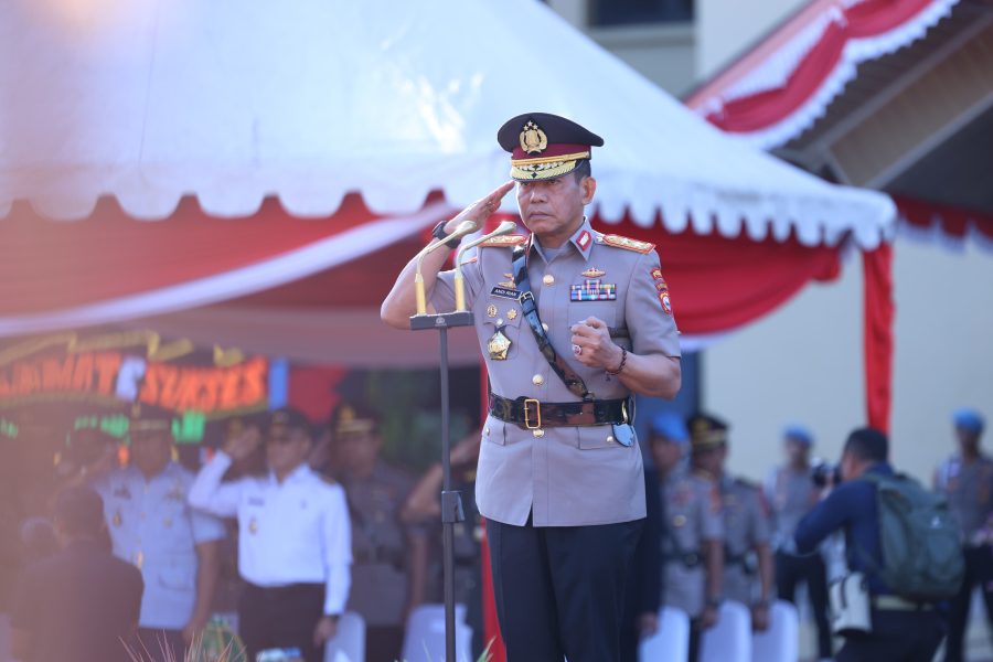 Kapolda Sulsel Pimpin Upacara Hari Juang Kepolisian Negara Republik Indonesia Tahun 2024 di Mapolda Sulsel