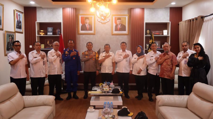 Wakapolda Sulsel Menerima Audiensi Tim Setjen Wantannas RI