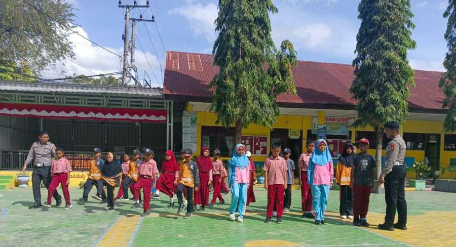 Pelatihan dan pembinaan Polisi Cilik Polres Soppeng