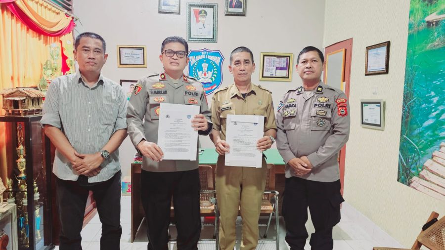 Polsek Ujung Bersama SMAN 4 Parepare Tandatangani MOU Tentang Pemeliharaan Keamanan dan Ketertiban