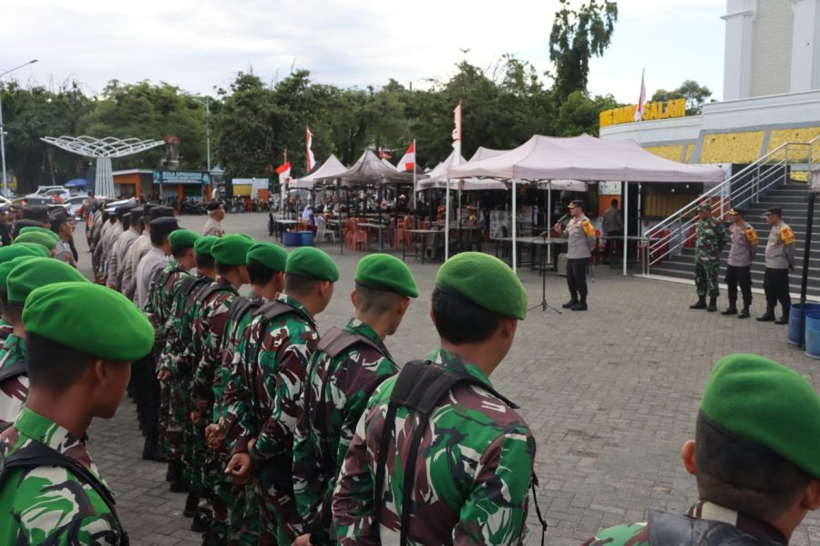 Polres Soppeng menggelar Apel Kesiapan Operasi Kepolisian Dengan Sandi Mantap Praja Tahun 2024-2025
