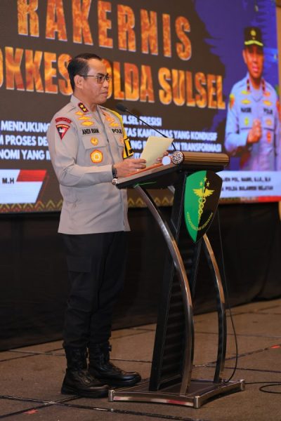 Kapolda Sulsel Buka Rapat Kerja Teknis Dokkes Polda Sulsel T.A. 2024