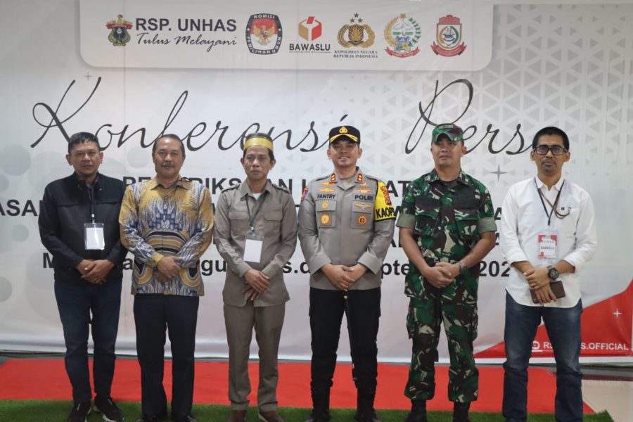 Kolaborasi Pilkada Damai: Kapolres Sidrap Bersama Forkopimda, KPU dan Bawaslu Kawal Rikkes Paslon Cabup-Cawabup