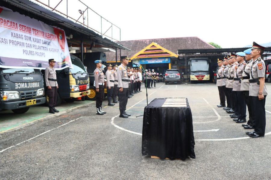 Sertijab & Pelantikan di Polres Palopo, Berikut Nama-nama Pergantiannya