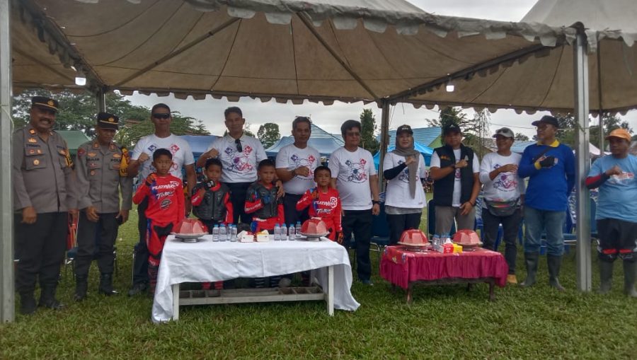 Deklarasi Pilkada Damai 2024 dan Pembukaan Latber Trail Adventure Berjalan Lancar Meski di Guyur Hujan