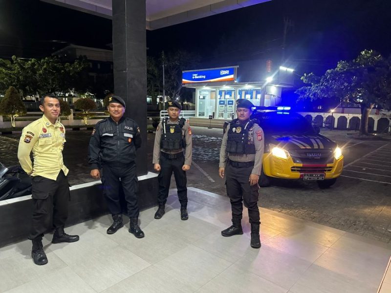 Sat Samapta Polres Sidrap Hadirkan Rasa Aman Lewat Patroli Malam Rutin