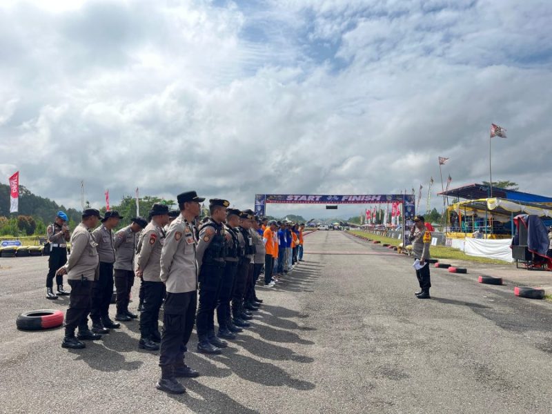 Sukses Digelar, Polres Tator Amankan Kejurda Even Road Race Di Rantetayo