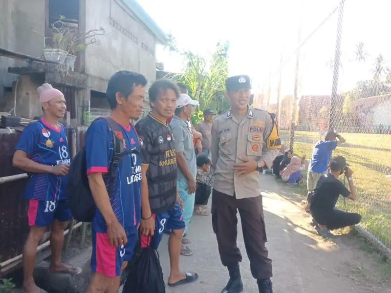 Jaga Silaturahmi, Bhabinkamtibmas Polsek Cendana Sambangi Warga Binaan