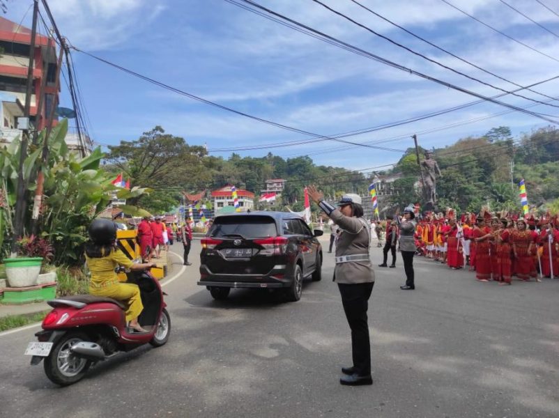 Polres Tator Amankan Puncak Perayaan Hari Jadi Toraja dan HUT Kabupaten Tator