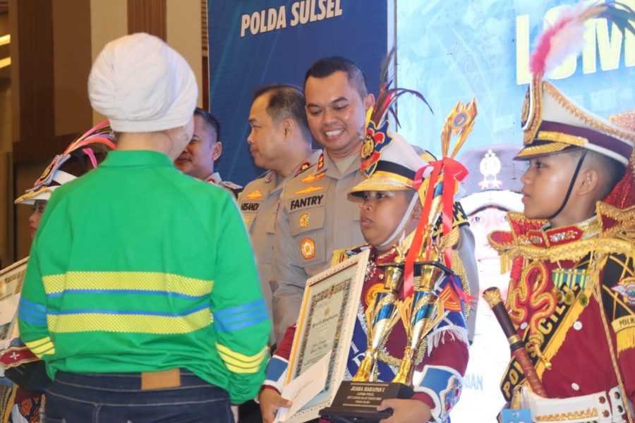 Bangga! Pocil Polres Sidrap Raih Juara Harapan 1 di HUT Lalu Lintas Bhayangkara