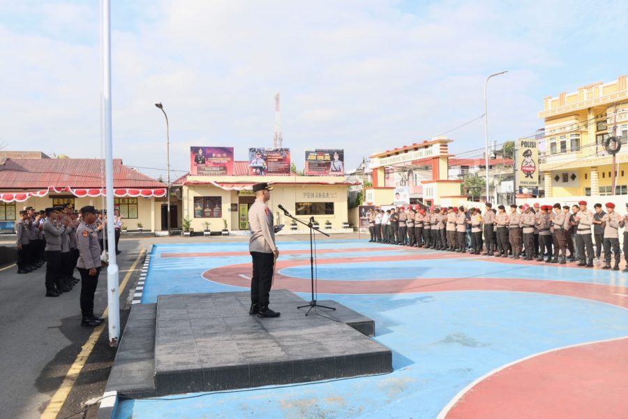 Kapolres Sidrap: “Netralitas Harga Mati” dalam Apel Pagi Polres Sidrap