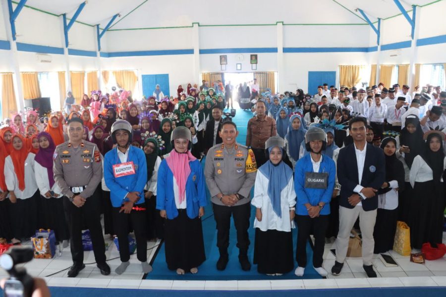 Kapolres Bone Pimpin Deklarasi Tertib Lalin, Pilkada Damai dan Bersih Narkoba di Universitas Muhammadiyah