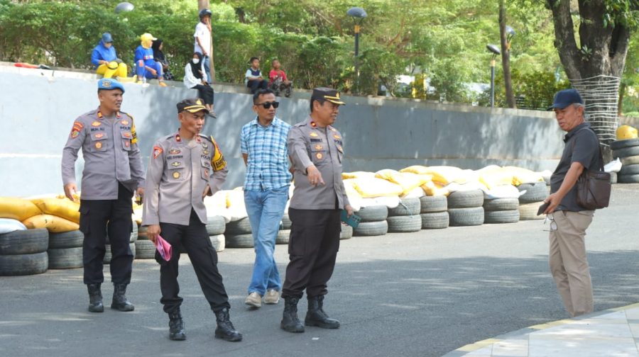 Waka Polres Soppeng Cek Ploting Personel Pengamanan Road Race