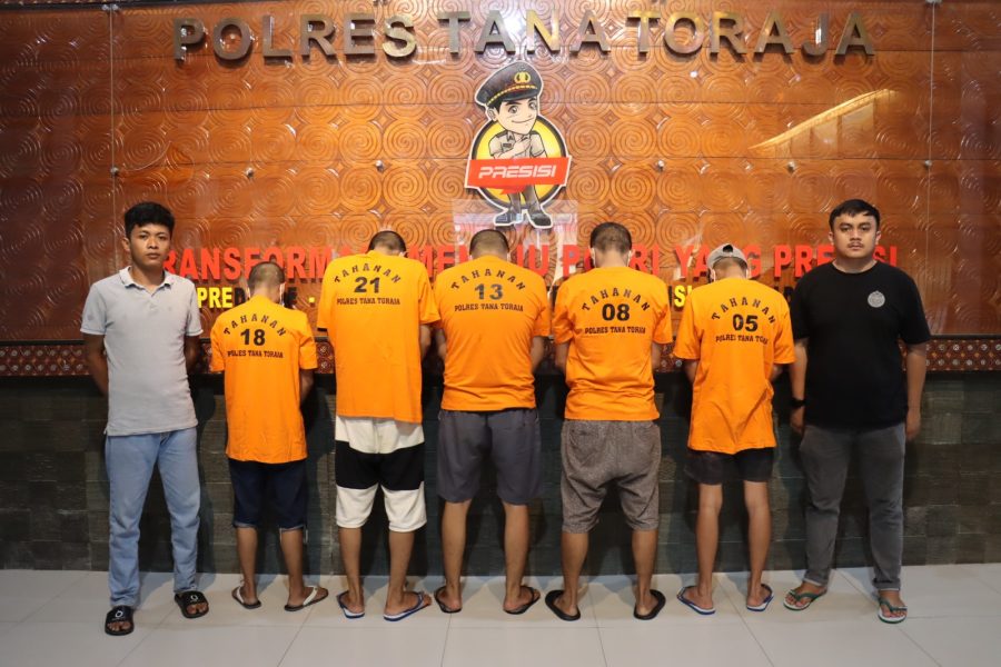 Polres Tator Ungkap Peredaran Uang Palsu, Lima Tersangka Diamankan