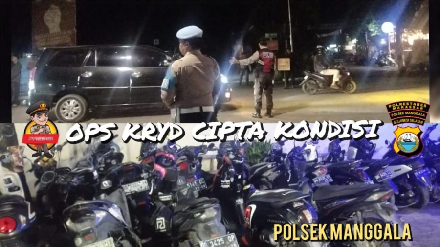 Ciptakan Situasi Kamtibmas yang Aman Diwilayah Polsek Manggala Kembali Gelar Ops Cipta Sasar Kendaraan Knalpot Brong
