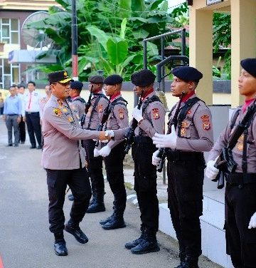 Kunjungan Kerja Kapolda Sulsel di Polres Enrekang
