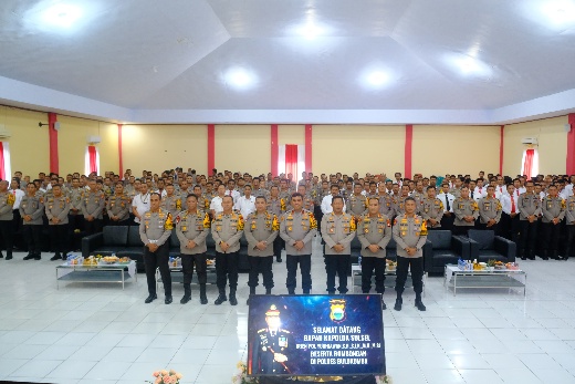 Kunjungan Kerja Kapolda Sulsel di Polres Bulukumba