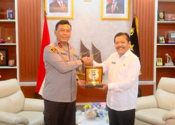 Kapolda Sulsel Terima Kunjungan Silaturahmi Badan Pertanahan Nasional Prov. Sulsel