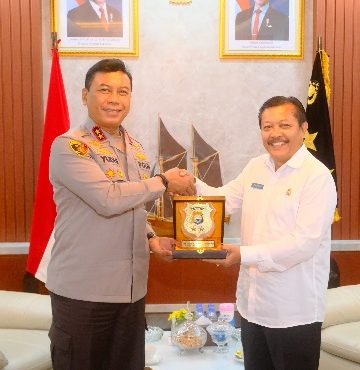 Kapolda Sulsel Terima Kunjungan Silaturahmi Badan Pertanahan Nasional Prov. Sulsel