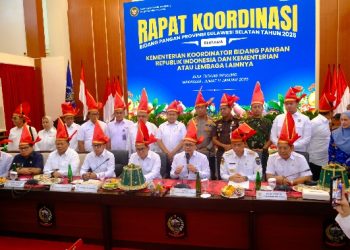 Kapolda Sulsel Hadiri Rapat Koordinasi Bidang Pangan di Sulawesi Selatan
