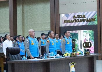 Wakapolda Sulsel Pimpin Pengambilan Sumpah dan Penandatanganan Pakta Integritas Dikbangum T.A. 2025