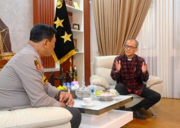 Kapolda Sulsel Terima Audiensi Pengurus BKSG serta Panitia Ibadah dan Perayaan Natal 2024