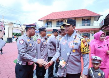 Kunjungan Kerja Kapolda Sulsel di Polres Luwu Utara
