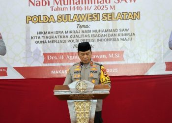 Polda Sulsel Gelar Peringatan Isra Miraj Nabi Besar Muhammad SAW Tahun 1446 H/ 2025 M