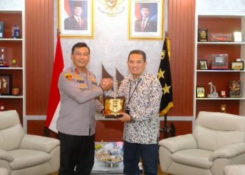 Kapolda Sulsel Terima Audiensi Silaturahmi GM PT. Telkom Indonesia Wilayah Sulbagsel