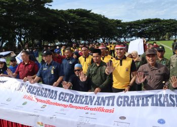 Kapolres Bantaeng Hadiri Deklarasi Komitmen Bersama Anti Gratifikasi