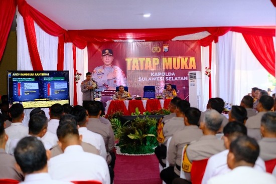 Kunjungan Kerja Kapolda Sulsel di Polres Barru