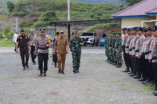 Polres Soppeng Gelar Apel Gelar Pasukan Operasi Ketupat 2025. Pastikan Kelancaran Arus Mudik