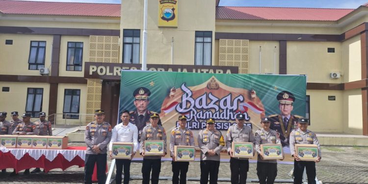 Dipimpin Langsung Kapolres, Polres Toraja Utara Gelar Bazar Ramadhan Polri Presisi 2025