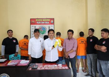 Sat Resnarkoba Polres Tator Ungkap Kasus Peredaran Narkotika, Amankan 6 Tersangka dan 98,28 Gram Sabu